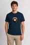 Men's Modern City Line Metro Design - Navy Blue