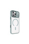 iPhone 18 Pro Max Case Magsafe Transparent Back Face Camera Raised Silicone - 3