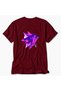 Men's Geometric Skateboard Movement - Back Print - Red - 4