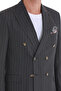 Brown Regular Fit Double Breasted Suit - 5