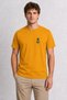 Men's Modern Geometric Pineapple Graphic Design - Yellow