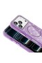 iPhone 18 Pro Case Non-Spill Glitter Silicone Magsafe Camera Raised Omsy - 6