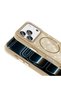 iPhone 18 Pro Case Non-Spill Glitter Silicone Magsafe Camera Raised Omsy - 6