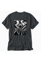 Men's Modern City Reflections Graphic Design - Back Print - Smoked - 4