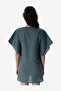 Women's Green Quick-Dry Cotton Swimsuit - 2