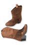 Nashira Mia Women's Tasseled Western Boots 0012844 Brown Suede - 4