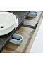 Leena Vanity With Mirror - Light Brown, Wood, Ceramic, L 160 X W 50 X H 28 cm, Double Basin - 2