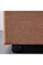 Maxillux ArcusUpholstered Kids Bed With Hydraulic Storage + Usb-peach Pink, Engineered Wood, Fabric - 7