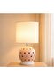 Star Kids Ceramic Table Lamp Pink- 35Cm, Ceramic, Linen, L 24 x W 24 x H 35 cm - 2