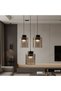 Ashley Pendant Lamp – Metal And Glass – Smoke Grey – Adjustable Length Up To 2 M, Pendants - 4