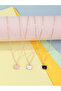 Pack of 3 - Girls Multi-Color Cat Pendant Necklaces