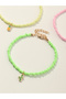 Pack of 3 - Girls Multi-Color Beaded Charm Bracelets - 3