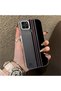 Realme C25Y/C21Y Compatible High-Quality Stylish Vertical Stripe Pattern Hard Case, Shock Protection