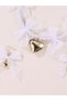 Girls White Pearl and Lace Bow Charms Necklace and Earrings Set - 3