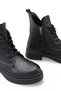 Elara Gioia Women's Boots 00121805 Black Skin - 7