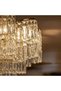 Adira 10 Lights Crystal Chandelier 50cm-Gold, Bedroom Chandeliers - 3