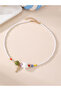 Girls Multi-Color Star and Fish Charm Pendant Necklace - 2