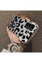Samsung Galaxy A36/A56 Compatible Black Leopard Print Silicone Phone Case, Shock Protection - 2