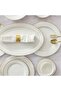 Motif 32 Piece New Bone China Dinner Set -serves 6, Gold, Dinner Sets - 2