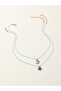 Pack of 2 - Girls Multi-Color Star and Moon Pendant Necklaces - 3
