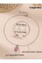 Girls Pink Flower and Pearl Necklace, Bracelet and Earrings Set - 4