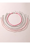 Pack of 6 - Girls Multi-Color Beaded and Chain Necklaces