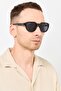 Men 207601FTT54QT Round Sunglasses, Black - 2