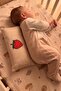 Strawberry Cotton Linen Baby Waist Support Pillow Tummy Time Abdominal Exercise Crib Pillow 15X30 cm