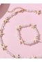 Girls White Starfish Charm Beaded Necklace and Bracelet Set - 3