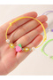 Pack of 5 - Girls Multi-Color Fruit and Pearl Bracelets - 2