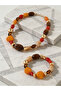 Beaded Necklace and Bracelet Set - 4