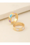 Girls Set of 2 - Heart Enamel Rings - 6