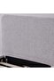 Maxillux Recta 90X200 Upholstered Kids Bed With Usb-grey, Engineered Wood, Fabric - 8