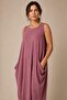 Sleeveless Dress with Pockets (B22-46400) - 3