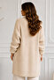 Pocketed Knitwear Cardigan R4596 Stone Color - 4
