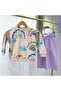 Patterned Girls' Cotton Top and Bottom Set - 4
