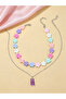 Pack of 2 Girls Multi-Color Flower and Gummy Bear Necklaces - 5