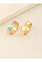 Girls Set of 2 - Heart Enamel Rings