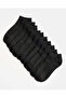 Men Black Plain Socks Value Pack (10 Pairs)