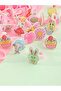 Girls Set of 12 - Cartoon Cupcake Adjustable Rings - 6