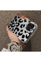 iPhone 11 Pro Max Compatible Black Leopard Print Silicone Phone Case, Shock Protection - 2