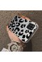 Samsung Galaxy A12/M12 Compatible Black Leopard Print Silicone Phone Case, Shock Protection - 2