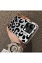 Redmi Note 13 4g Compatible Black Leopard Print Silicone Phone Case, Shock Protection - 2