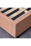 Maxillux Linea 120X200 Upholstered Kids Bed With Usb-peach Pink, Engineered Wood, Fabric - 4