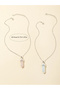Pack of 2 - Girls Gemstone Crystal Pendant Necklaces - 8
