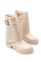 Celeste Flora Women's Short Boots 00121808 Beige Skin - 3