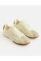 Women Beige Retro Slip-On Sneakers - 2