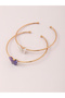 Pack of 2 - Girls Butterfly Charm Bangle Bracelets - 4