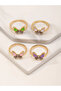 Girls Set of 4 - Butterfly Rings - 6