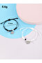 Pack of 2 - Multi-Color Planet and Heart Rhinestone Embellished Bracelets - 4
